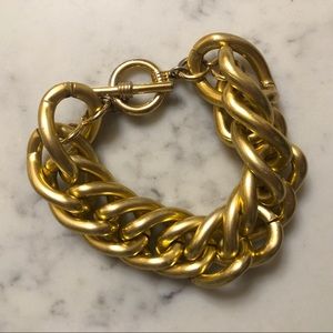 Gold Chain Statement Bracelet